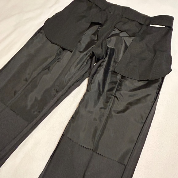 Kenneth Cole Awearness Black Heather Wool Blend Modern Fit Trousers, 35W x 30L - Picture 11 of 13